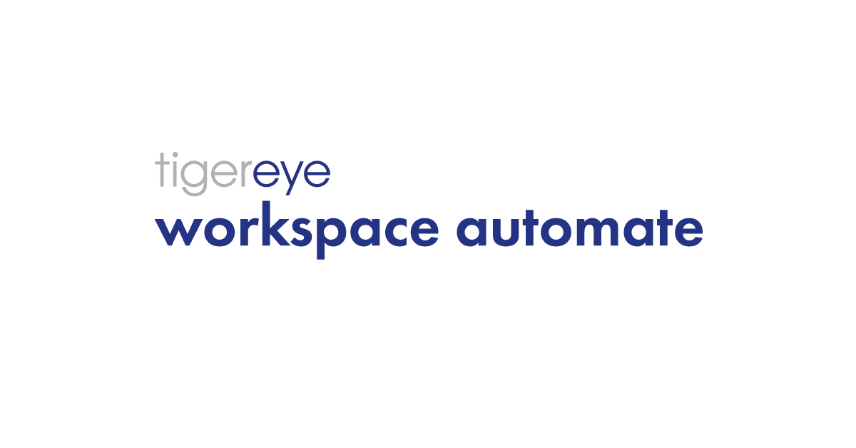 Tiger Eye Workspace Automate Featured Website Image